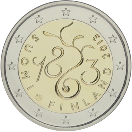 Finlande 2 Euros Commémo. FINLANDE 2013 - Parlement de 1863