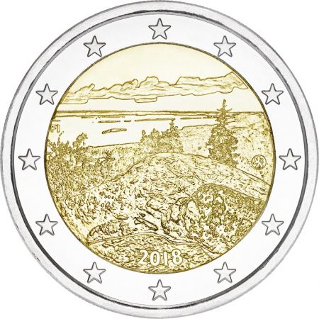 Finlande 2 Euros Commémo. FINLANDE 2018 - Parc national de Koli