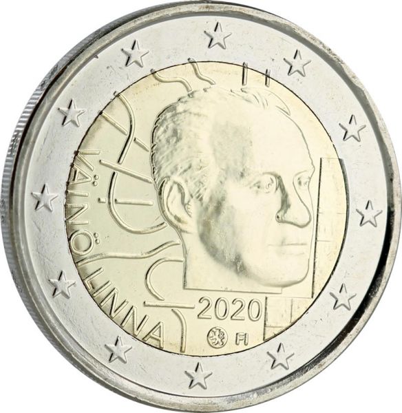 Finlande 2 Euros Commmo. FINLANDE 2020 - 100 ans de Vin Linna