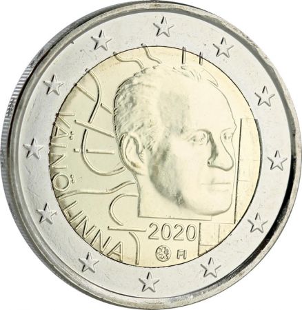 Finlande 2 Euros Commémo. FINLANDE 2020 - 100 ans de Väinö Linna