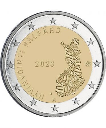 Finlande 2 Euros Commémo. UNC 2023 - Services sociaux et de santé