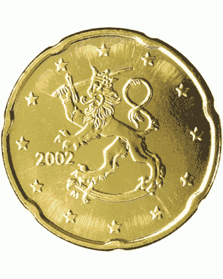Finlande 20 centimes d\'euro - Finlande 2001