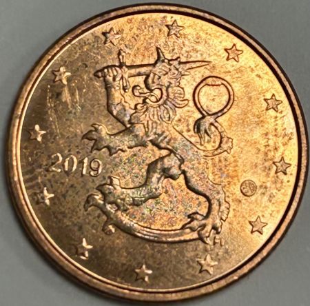 Finlande 5 centimes circulation Finlande 2019 - Lion de Finlande