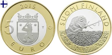 Finlande 5 Euro, Castor Stakunta - 2015