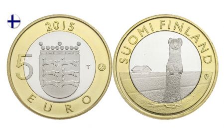 Finlande 5 Euro, Hermine Ostrobothnia - 2015