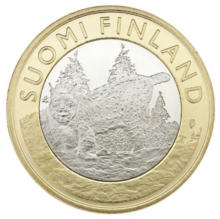 Finlande 5 Euro, Puma Tavastia - 2015