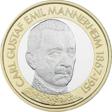 Finlande 5 Euros FINLANDE 2017 - C.G.E. Mannerheim (Président de Finlande)
