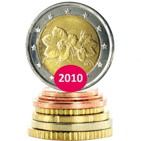 Finlande Série Euros 2010 - 8 monnaies