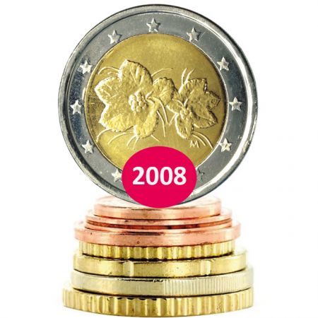 Finlande Série Euros Finlande 2008 - 8 monnaies