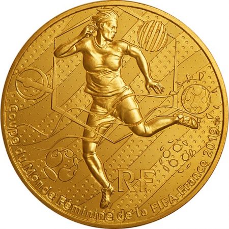 France - Monnaie de Paris 1/4 Euro France 2019 (MDP) - Coupe du Monde Féminine FIFA - Amérique
