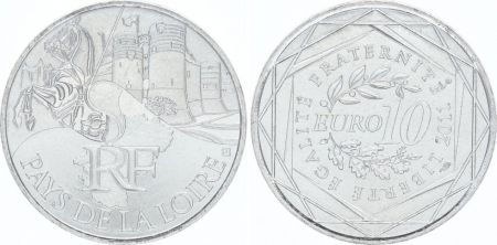 France - Monnaie de Paris 10 Euro, Pays de Loire - 2011