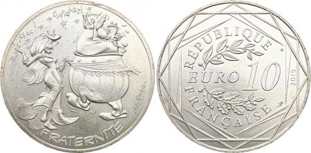 France - Monnaie de Paris 10 Euros Argent - Astérix et Obélix - Falbala et Obélix - Monnaie de Paris 2015
