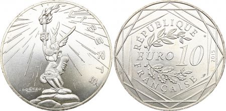 France - Monnaie de Paris 10 Euros Argent - Astérix et Obélix - Statue de la liberté - Monnaie de Paris 2015
