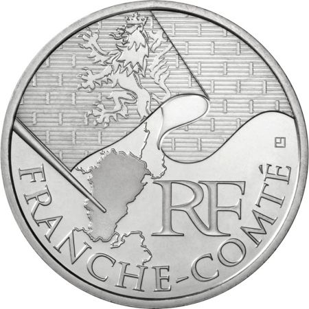 France - Monnaie de Paris 10 Euros Argent UNC - Franche Comté 2010 - En coffret collector