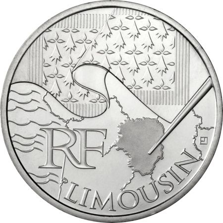 France - Monnaie de Paris 10 Euros Argent UNC - Limousin 2010 - En coffret collector
