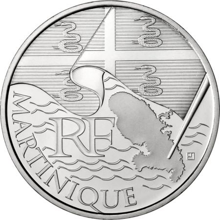 France - Monnaie de Paris 10 Euros Argent UNC - Martinique 2010 - En coffret collector