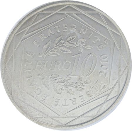 France - Monnaie de Paris 10 Euros Argent UNC - P.A.C.A. - Euros des Régions - 2010