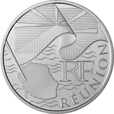 France - Monnaie de Paris 10 Euros Argent UNC - Réunion 2010 - En coffret collector