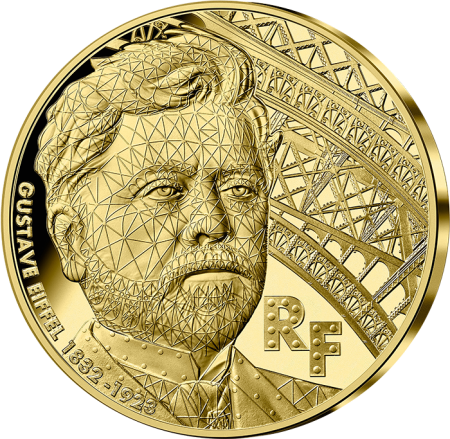France - Monnaie de Paris 100 ans de Gustave Eiffel - 200 Euros Or BE 2023 (MDP)
