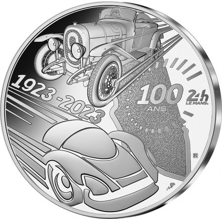 France - Monnaie de Paris 100 ans des 24 heurs du Mans - 10 Euros Argent FRANCE 2023