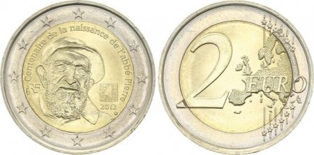 France - Monnaie de Paris 2 Euro Abbé Pierre - 2012