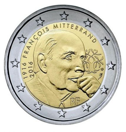 France - Monnaie de Paris 2 Euro François Mitterrand - 2016