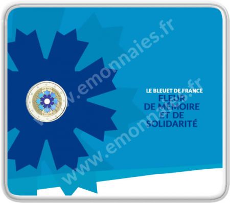 France - Monnaie de Paris 2 Euros Commémo. BU France 2018 - Armistice et Bleuet