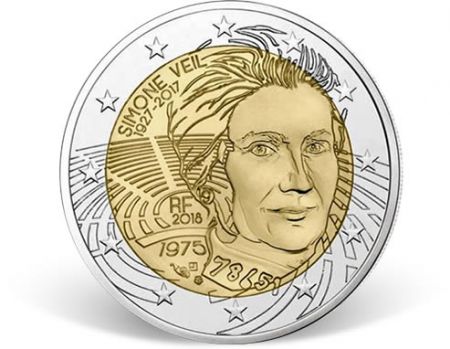 France - Monnaie de Paris 2 Euros Commémo. BU France 2018 - Simone Veil