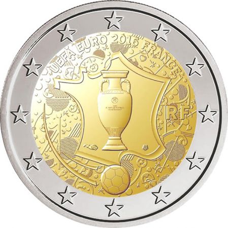 France - Monnaie de Paris 2 Euros Commémo. FRANCE 2016 BU - UEFA  EURO 2016
