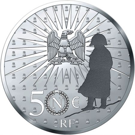 France - Monnaie de Paris 200 ans de la mort de Napoléon Bonaparte  - 50 Euros Argent (5 Onces) BE FRANCE 2021 (MDP)