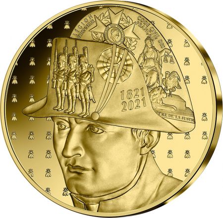France - Monnaie de Paris 200 ans de la mort de Napoléon Bonaparte - 200 Euros Or 1 once BE FRANCE 2021