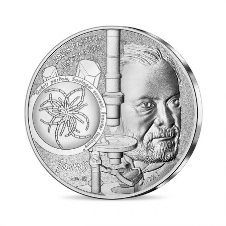 France - Monnaie de Paris 200 ans de Louis Pasteur - 10 Euros Argent FRANCE 2022