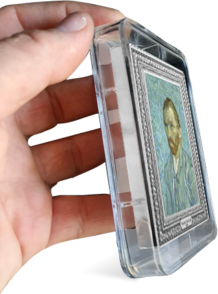 France - Monnaie de Paris 250 Euros 1/2 Kg Argent BE France 2020 Rectangle - Autoportrait de Van Gogh - Chefs d\'Oeuvre des musée