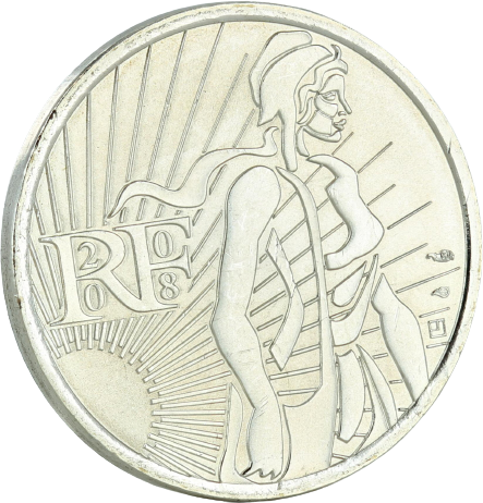 5 Euros Argent FRANCE 2008 - La Semeuse (MDP)