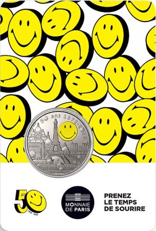 France - Monnaie de Paris 50 ans du Smiley - médaille (Blister) - 2022 par La Monnaie de Paris