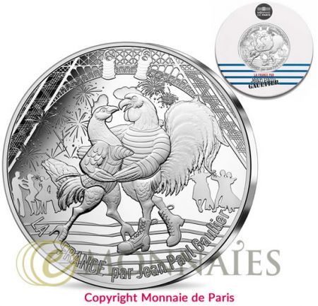 France - Monnaie de Paris 50 Euros Argent France 2017 - Le 14 juillet  La France par J.-P. Gaultier (Vague 1)