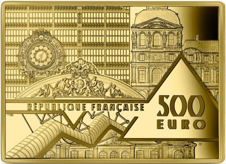 France - Monnaie de Paris 500 Euros Or BE France 2023 - La Liberté Guidant le Peuple -  Chefs d\'uvre des musées (MDP)