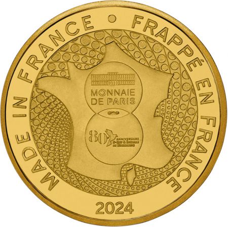 France - Monnaie de Paris 80 ans du D-Day - Mini Médaille Couleur (MDP) 2024