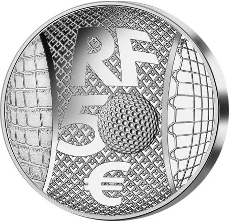 France - Monnaie de Paris 90 ans de Lacoste - 5 Oz - 50 Euros Argent BE France 2023 - Excellence à la française (MDP)