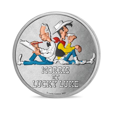 France - Monnaie de Paris Album Collector et médaille exclusive - 75 ans de Lucky Luke 2021 par La Monnaie de Paris