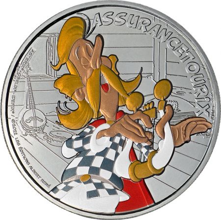 France - Monnaie de Paris Astérix 2022 - Assurancetourix - Mini Médaille (MDP)