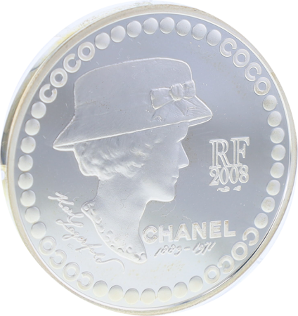 France - Monnaie de Paris COCO CHANNEL - 5 Euros Argent BE 2008
