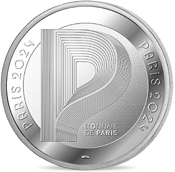 France - Monnaie de Paris Coffret 2 Médailles - Mascotte Jeux Olympiques et Emblème Paris 2024