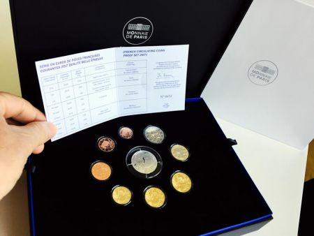 France - Monnaie de Paris Coffret BE Euro FRANCE 2017 avec la 10 Auguste Rodin (MDP)
