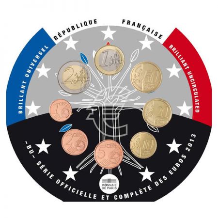 France - Monnaie de Paris Coffret BU Euro 2013 - France