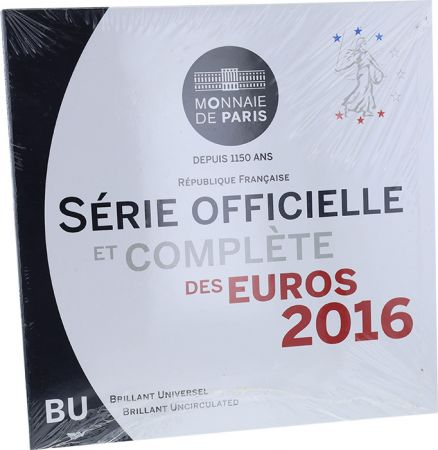 France - Monnaie de Paris Coffret BU Euro 2016