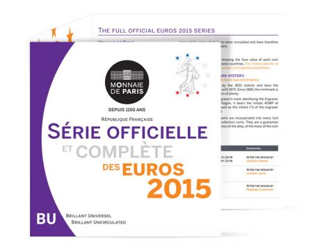 France - Monnaie de Paris Coffret BU Euro FRANCE 2015 (Monnaie de Paris)