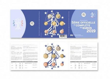 France - Monnaie de Paris Coffret BU Euro France 2019 (MDP)