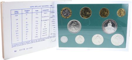 France - Monnaie de Paris Coffret BU Franc 1988