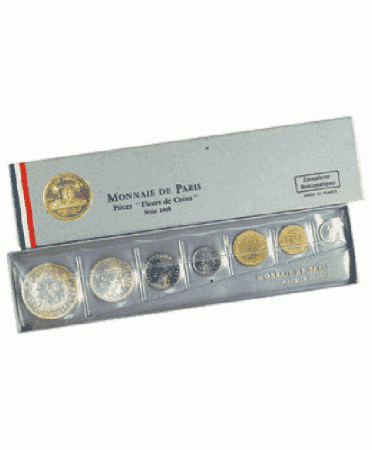 France - Monnaie de Paris Coffret FDC 1965 - Monnaie de Paris 7 pièces